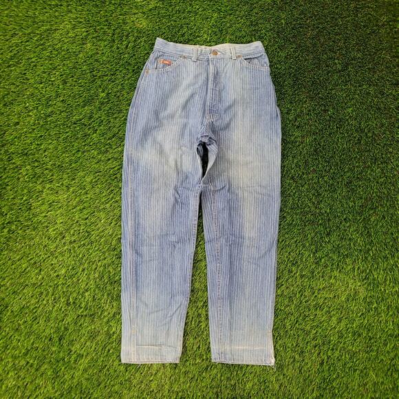 Vintage 80s LEE Riders Baggy Jeans Womens 4 28x28 Bare-Back - Picture 1 of 16